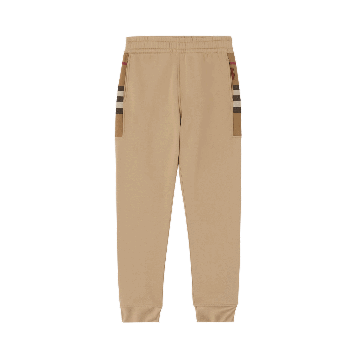 Trenirka Burberry Check Side Panel Sweatpants Bež | 8045014, 0