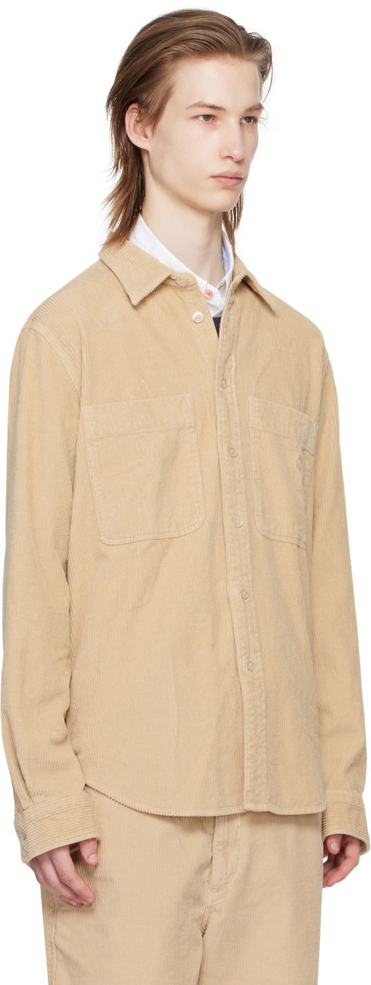 Srajce Paul Smith PS Paul Smith Corduroy Button-Up Shirt Bež | M2R-450Y-M21950-62, 1