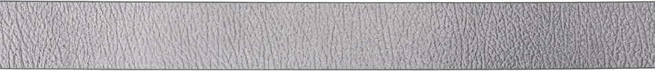 Pasovi Maison Margiela Silver Metallic Leather Belt Siva | SA1TP0006 P6749, 1