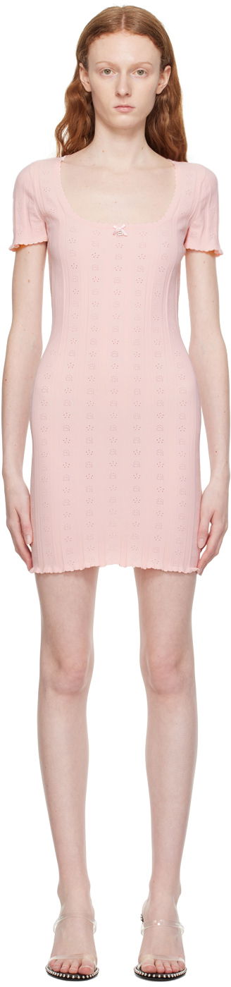 Obleke Alexander Wang alexanderwang.t Hardware Minidress Roza | 4KC3236020