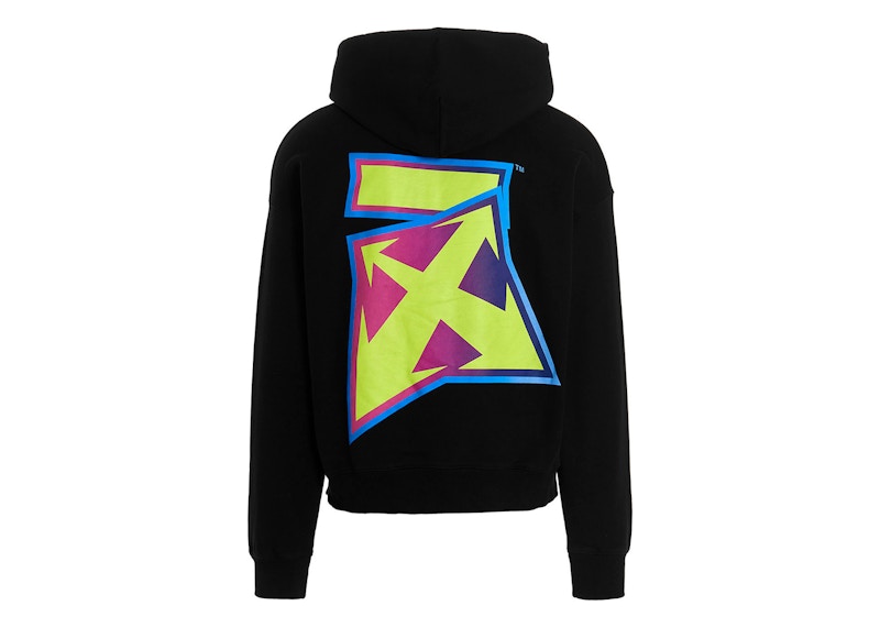 Pulover Off-White Arrows Oversized Hoodie Črna | OMBB085F22FLE0041070, 0