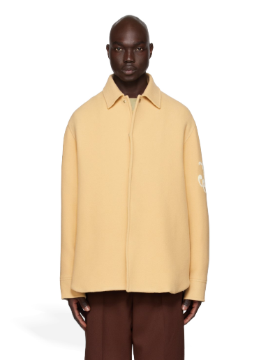 Jakna Jil Sander Embroidered Jacket Bež | J47BN0126_J40031