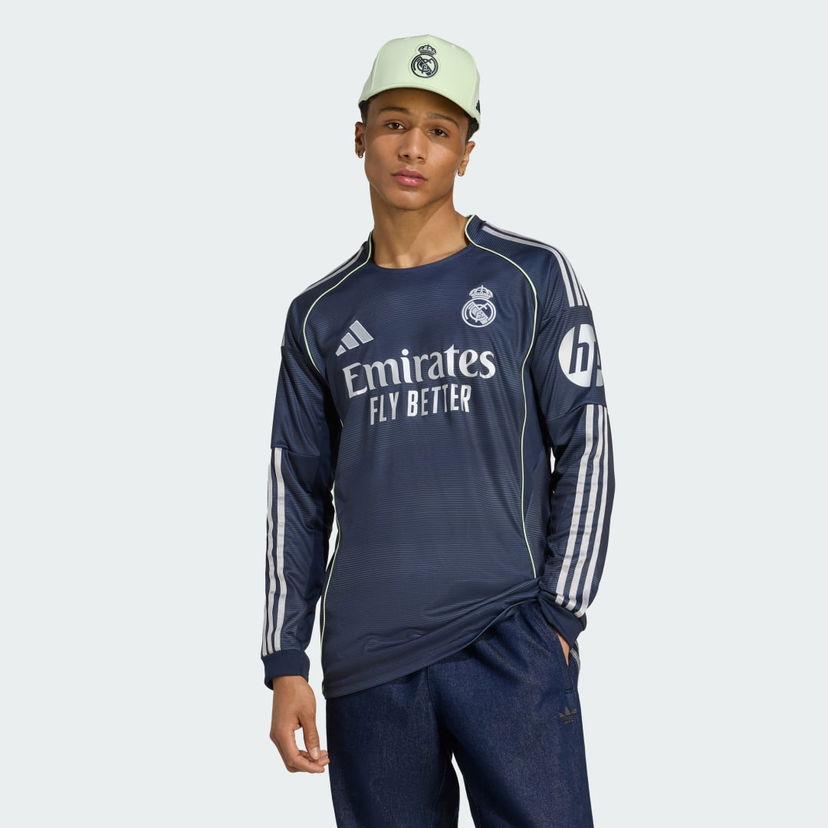 Dres adidas Performance Real Madrid 25/26 Away Long Sleeve Jersey Mornarica | JP3939