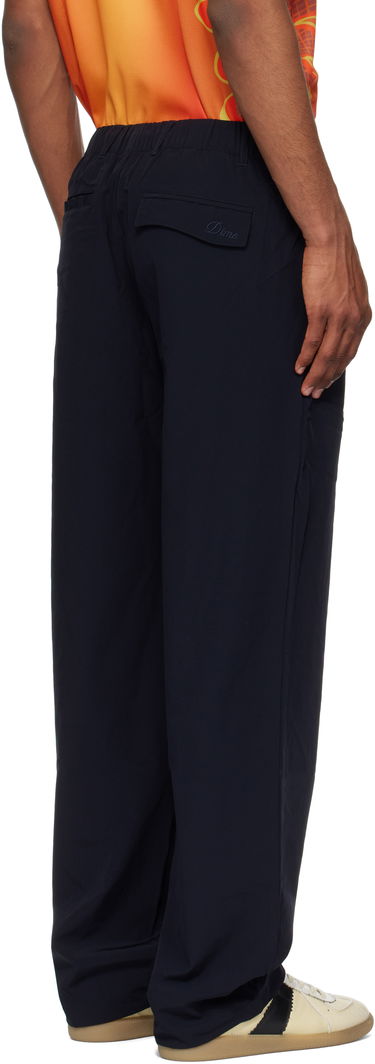 Trenirka Dime Dime Pleated Nylon Trousers Črna | DIME2SP2511BLK, 2