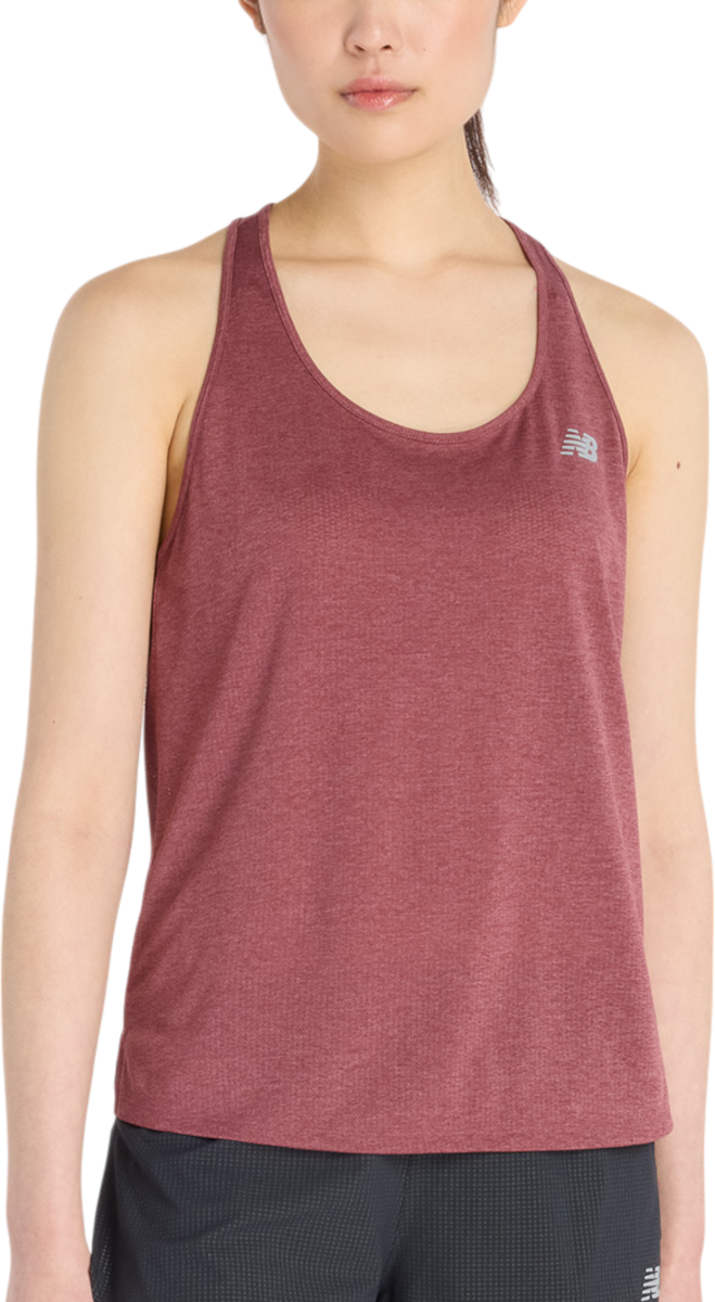 Majica brez rokavov New Balance New Balance Athletics Tank Top Bordo | wt41250-wur