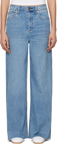 rag & bone 'The Sofie' High-Rise Ultra Wide Ankle Jeans