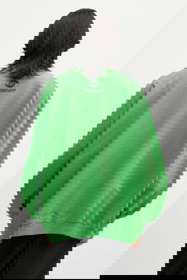 Pulover 032C 032C 'Lucky Strike' Print Sweatshirt Zelena | S25.URC.0521.450, 2