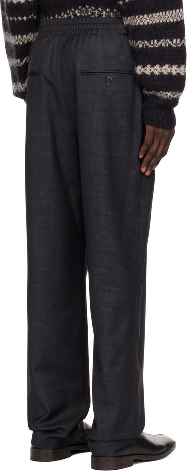 Hlače ISABEL MARANT Isabel Marant Nahili Checked Trousers Črna | 23APA0074HA-A3F61H, 2