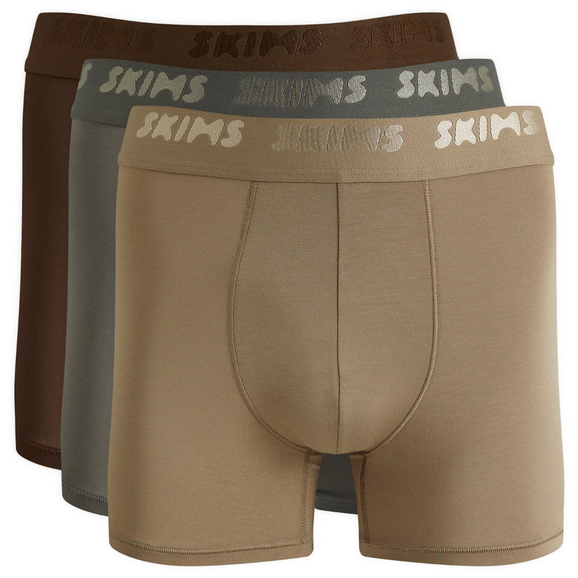 Boksarice SKIMS Stretch Boxer Briefs 3-Pack Večbarvna | BO-BBR-5628M-DS