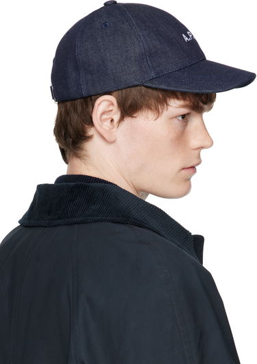 Kapa A.P.C. A.P.C. Charlie Denim Baseball Cap Mornarica | COHIZ-M24069, 2