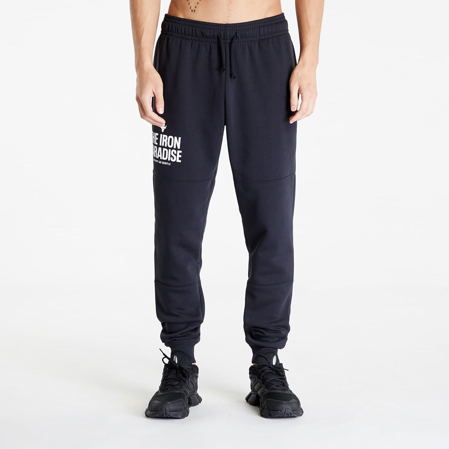 Trenirka Under Armour Project Rock Rival Fleece Jogger Črna | 1380108-001, 0
