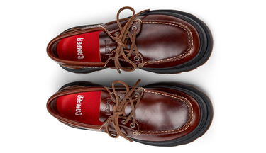 Superge in čevlji Camper Brutus+ Chunky Laced Loafers Rjava | K101067-001, 4