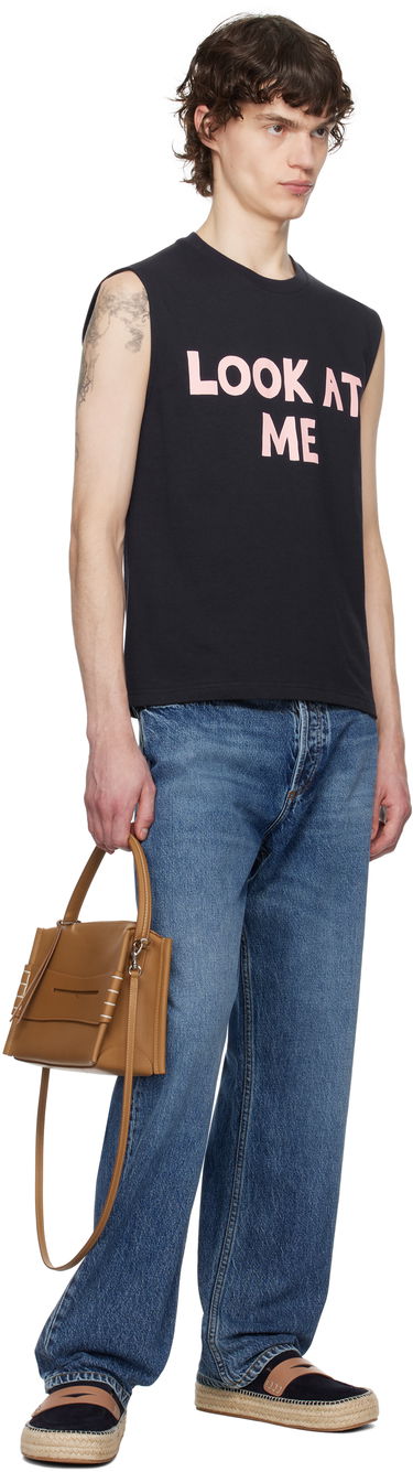 Majica brez rokavov JW Anderson JW Anderson 'Look At Me' Printed Tank Top Črna | JO0257-PG1510, 3