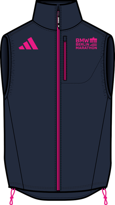 Telovnik adidas Originals Adidas BMW Berlin Marathon 2025 Running Vest Mornarica | ka4293, 0