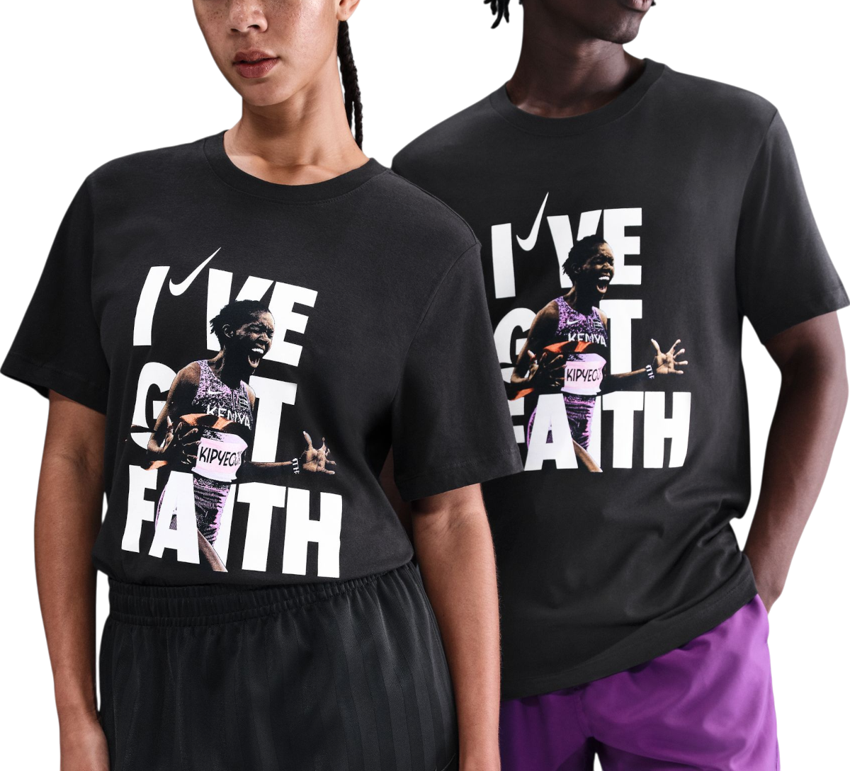 Majica Nike Nike Kipyegon "I've Got Faith" T-Shirt Črna | ir1429-010, 1
