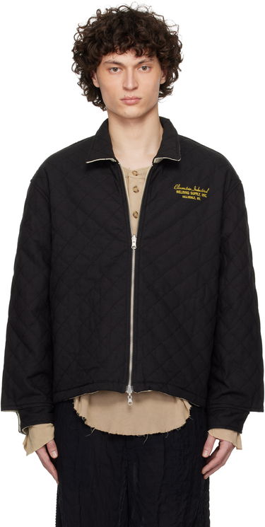 Bomber jakna Bode Bode Bloomstein Quilted Reversible Jacket Črna | MRS25JA028, 0