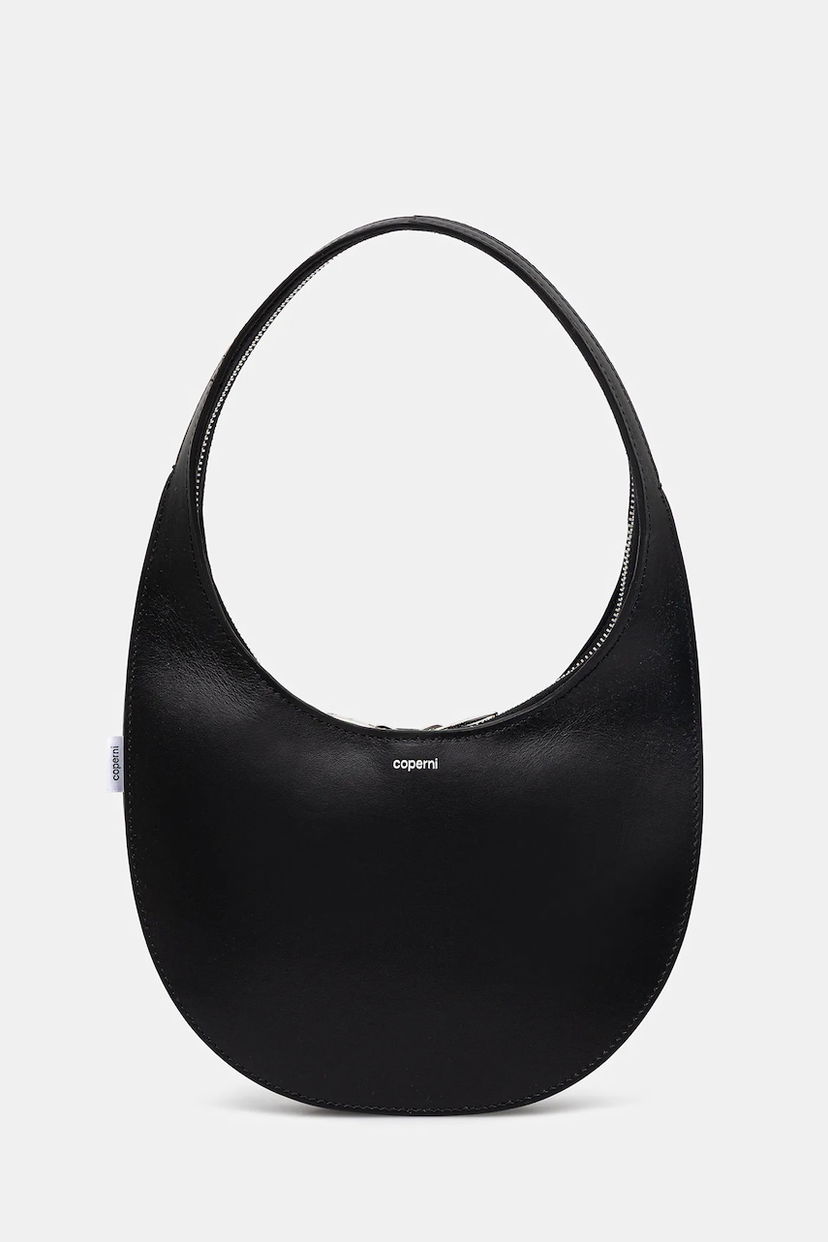 Torbica Coperni Soft Swipe Crescent Bag Črna | COPBA108F6066