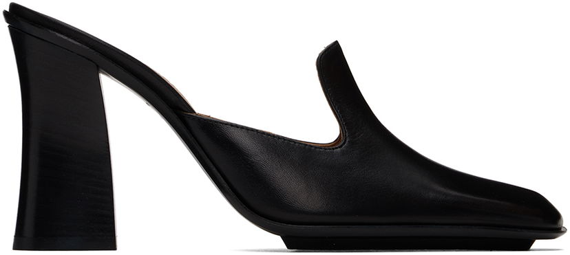 Superge in čevlji Bottega Veneta Bottega Veneta San Marco Heeled Mules Črna | 797745 V3OA0