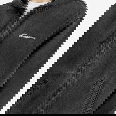 Pulover thisisneverthat Thisisneverthat Washed Carpenter Hooded Jacket, Size Small Črna | TN251WOWLS05-BLK, 5