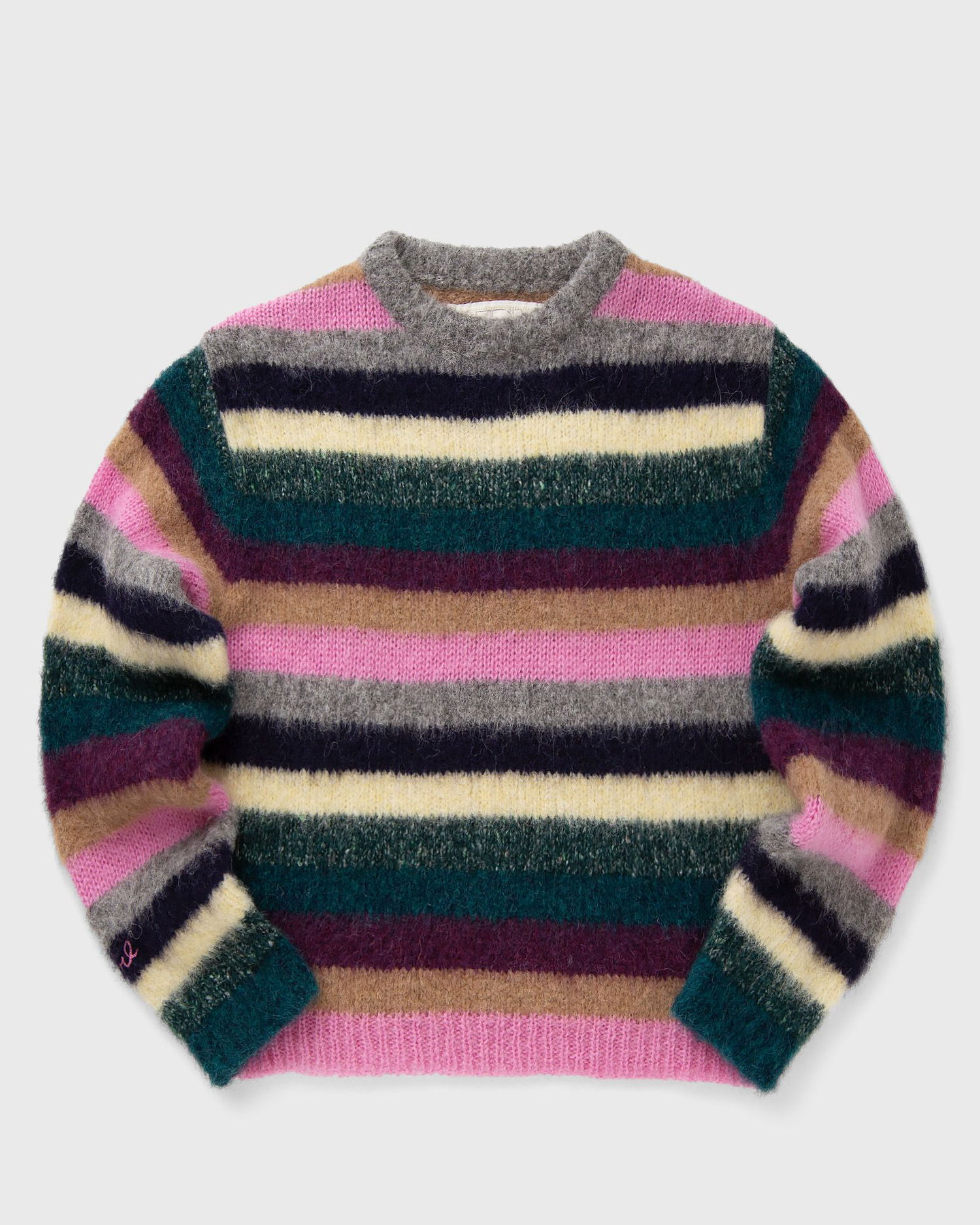 Pleteni pulover ERL Striped Alpaca Crewneck Knit Večbarvna | ERL11N002-1, 1