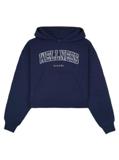 Pulover Sporty & Rich Wellness Ivy Cropped Hoodie Mornarica | HC851NA