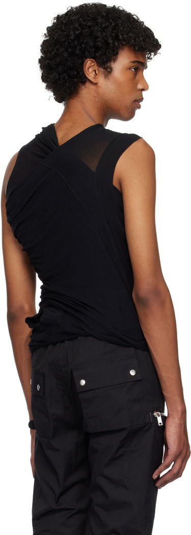 Majica brez rokavov Rick Owens Rick Owens Hollywood Banana Sleeveless Top Črna | RU01E5100 UC, 2