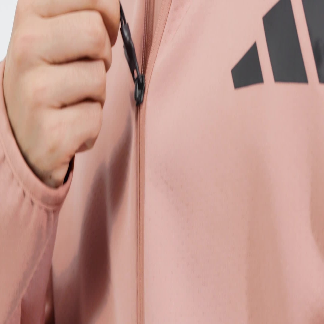 Pulover adidas Performance Z.N.E. Full-Zip Hooded Track Jacket Roza | JD2908, 1