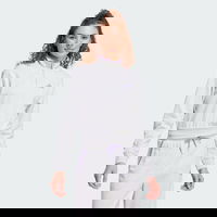 Essentials Color Pop French Terry Crop Quarter-Zip Sweatshirt