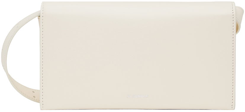 Nahrbtniki in torbe Jil Sander Off-White All-Day Bag Bela | J07ZH0012_P5355