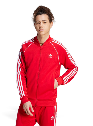 Jakna adidas Originals Adicolor Classics SST Track Top Rdeča | IL2494