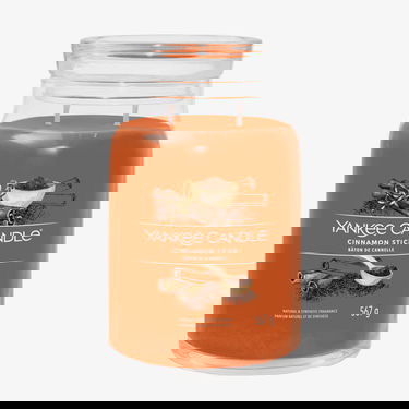 Sveče Yankee Candle Large Jar Candle Cinnamon Stick 2 Wicks Oranžna | 40375, 0
