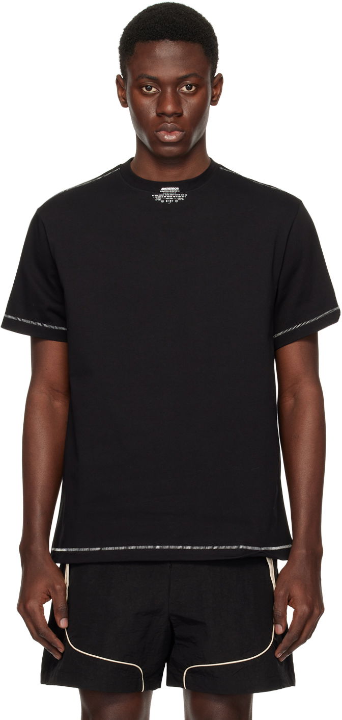 Majica ADER ERROR Printed T-Shirt Črna | BN01SSTS0103BK