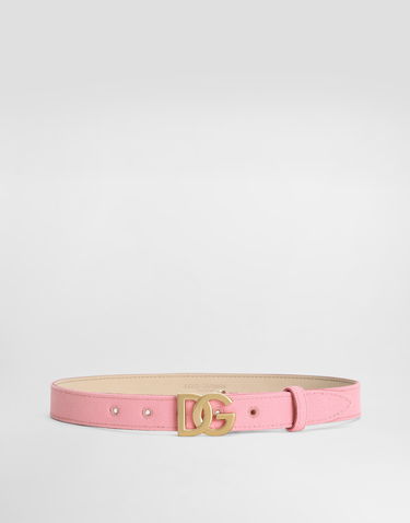 Pasovi Dolce & Gabbana Dolce & Gabbana Canvas Logo Belt Roza | EC0083AT6618B405, 0
