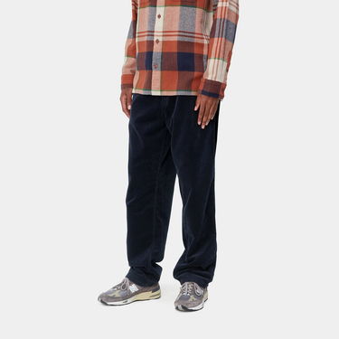 Hlače Carhartt WIP Simple Pant "Dark Navy rinsed" Mornarica | I027217_1C_02, 4