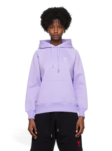 Pulover AMI SSENSE x Hoodie Lila | SPUSW204.747.507