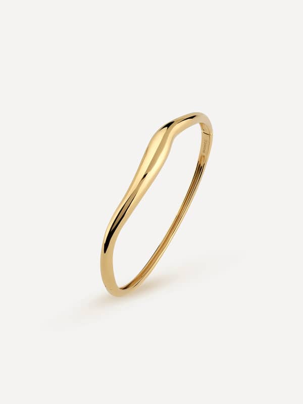Zapestnica GUESS Fluid Gold Bracelet Kovinski | JSBB04409JW