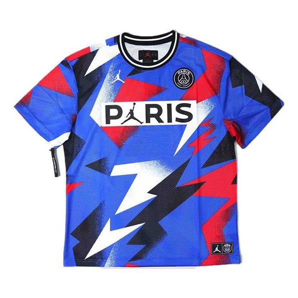Dres Jordan Jordan Paris Saint-Germain Mesh Short Sleeve T-Shirt Modra | BV2027-445