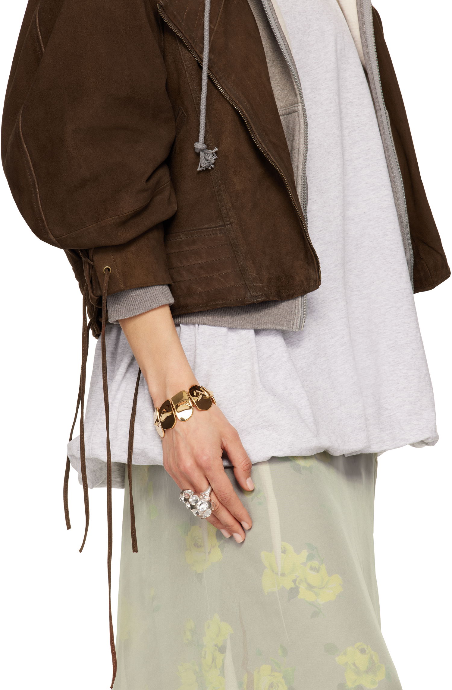 Prstan Acne Studios Acne Studios Crystal Drop Ring Kovinski | C50468-, 1