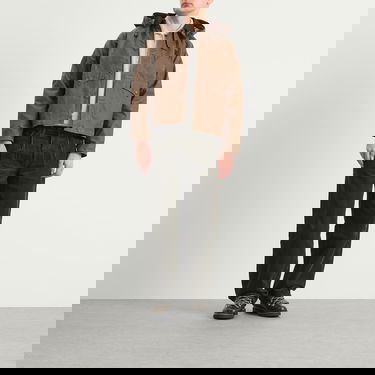 Jakna Levi's Levi's X Barbour Spey Hooded Waxed Jacket with Cord Collar Rjava | 008GK-0005, 4