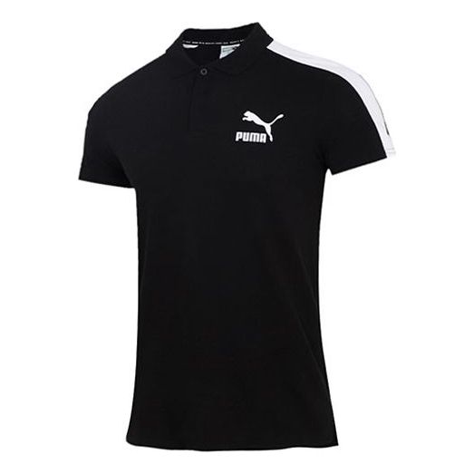 Polo majica Puma Iconic T7 Polo Shirt Črna | 532290-01