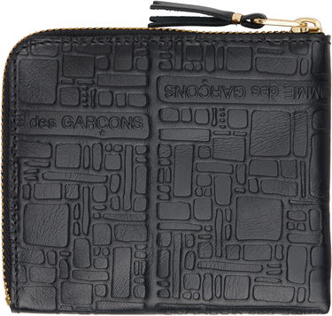 Denarnica Comme des Garçons Embossed Logo Wallet Črna | SA3100EL-1, 3