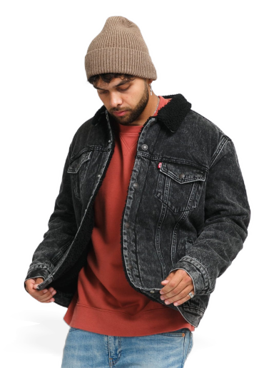 Jakna Levi's Type 3 Sherpa Trucker roadster Črna | 16365-0129