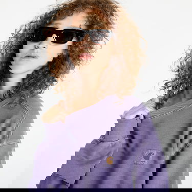 Pulover Carhartt WIP Nelson Sweat Arrenga Garment Dyed Lila | I029957.1D3GD, 3