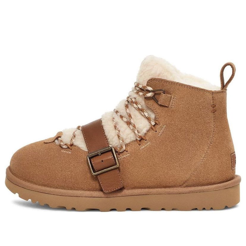Superge in čevlji UGG Shearling Ankle Boots Rjava | 1153510-CHE