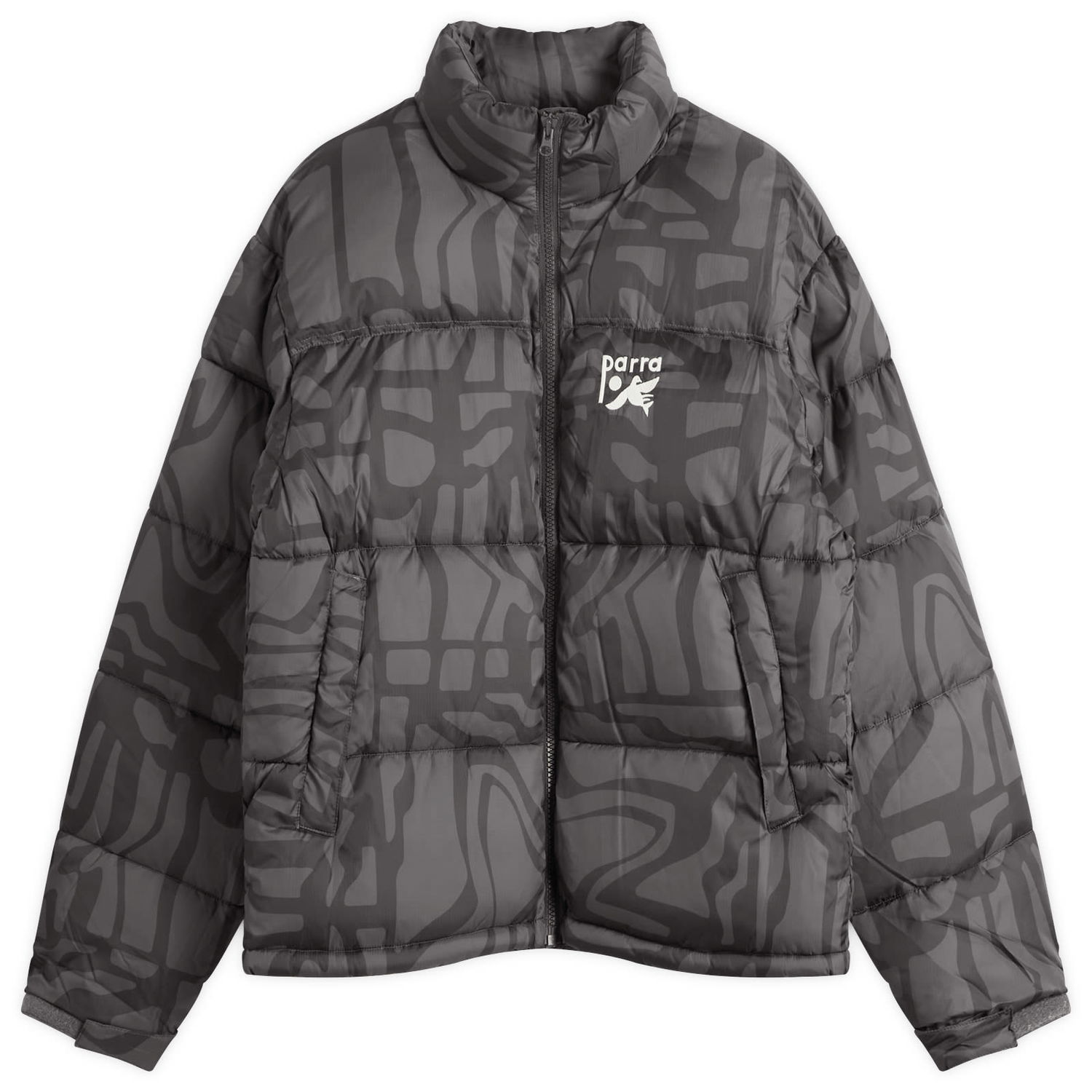 Puhovka By Parra Broken FTP Puffer Jacket Črna | 54350-BLK, 0