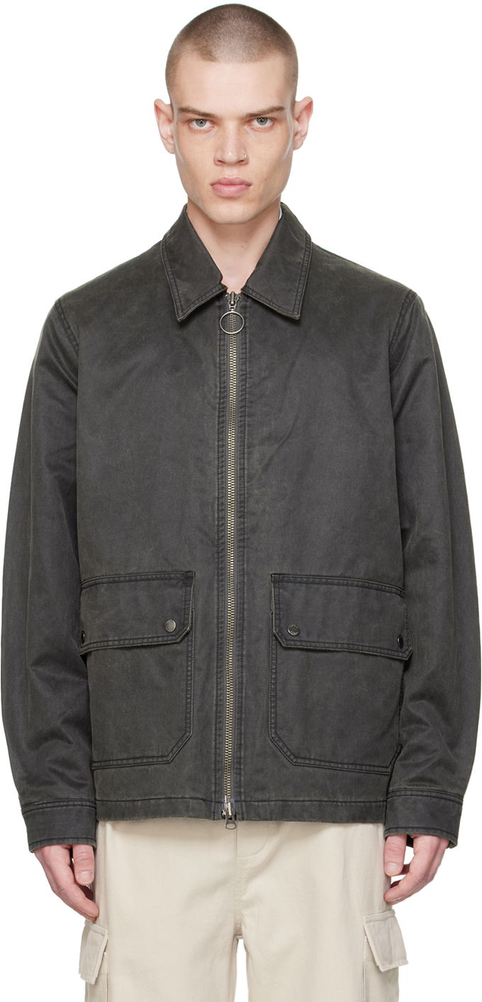 Jakna Samsoe Samsoe Samsøe Samsøe Saluke Zip-Up Jacket Siva | M24100024