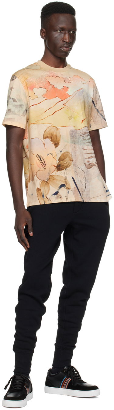 Majica Paul Smith Paul Smith Printed T-Shirt Bež | M1R-919T-MP4275-60, 3