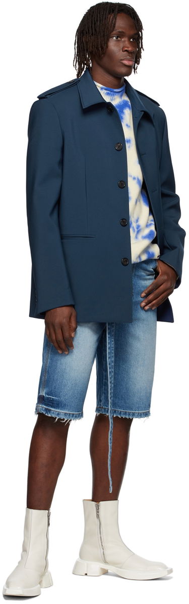 Jakna We11done We11done Regular Collar Jacket Mornarica | WD-JK1-22-084-M-NV, 3