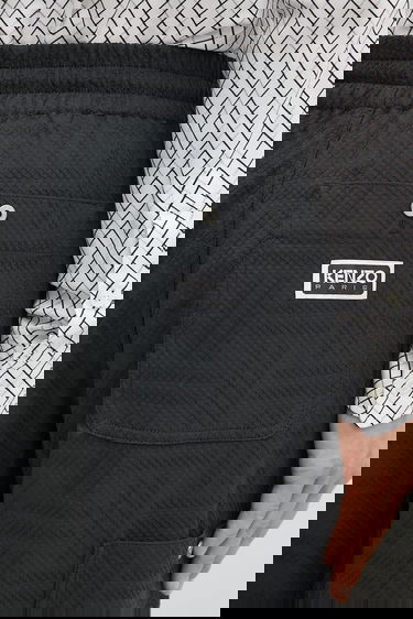 Cargo hlače KENZO Weave Cargo Jogpant Črna | FF65PA5019JF, 3