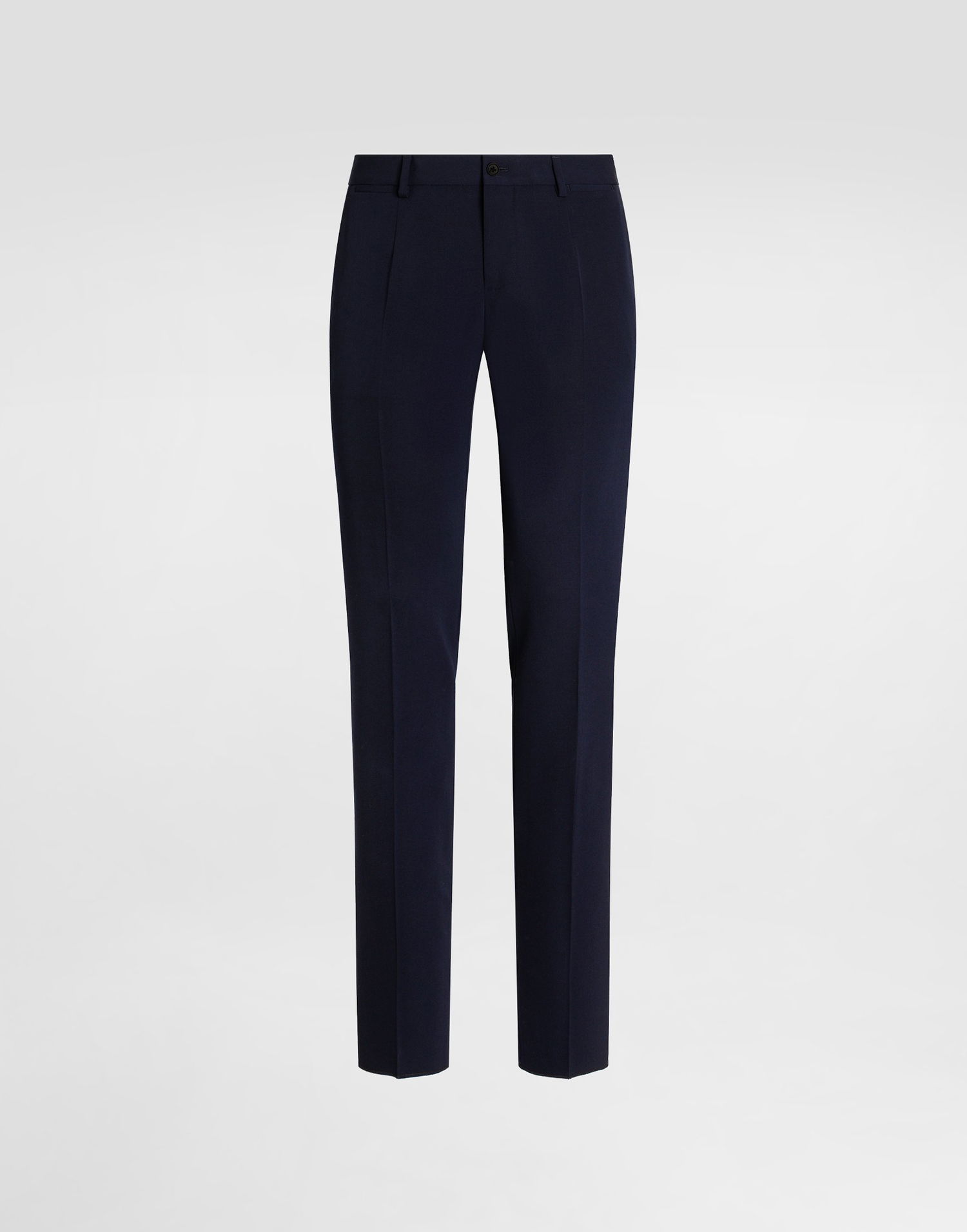 Hlače Dolce & Gabbana Dolce & Gabbana Bi-Stretch Wool Canvas Trousers 54 Mornarica | GY7BMTFUBGBB0665, 0